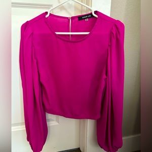 Sugar Lips Magenta Blouse